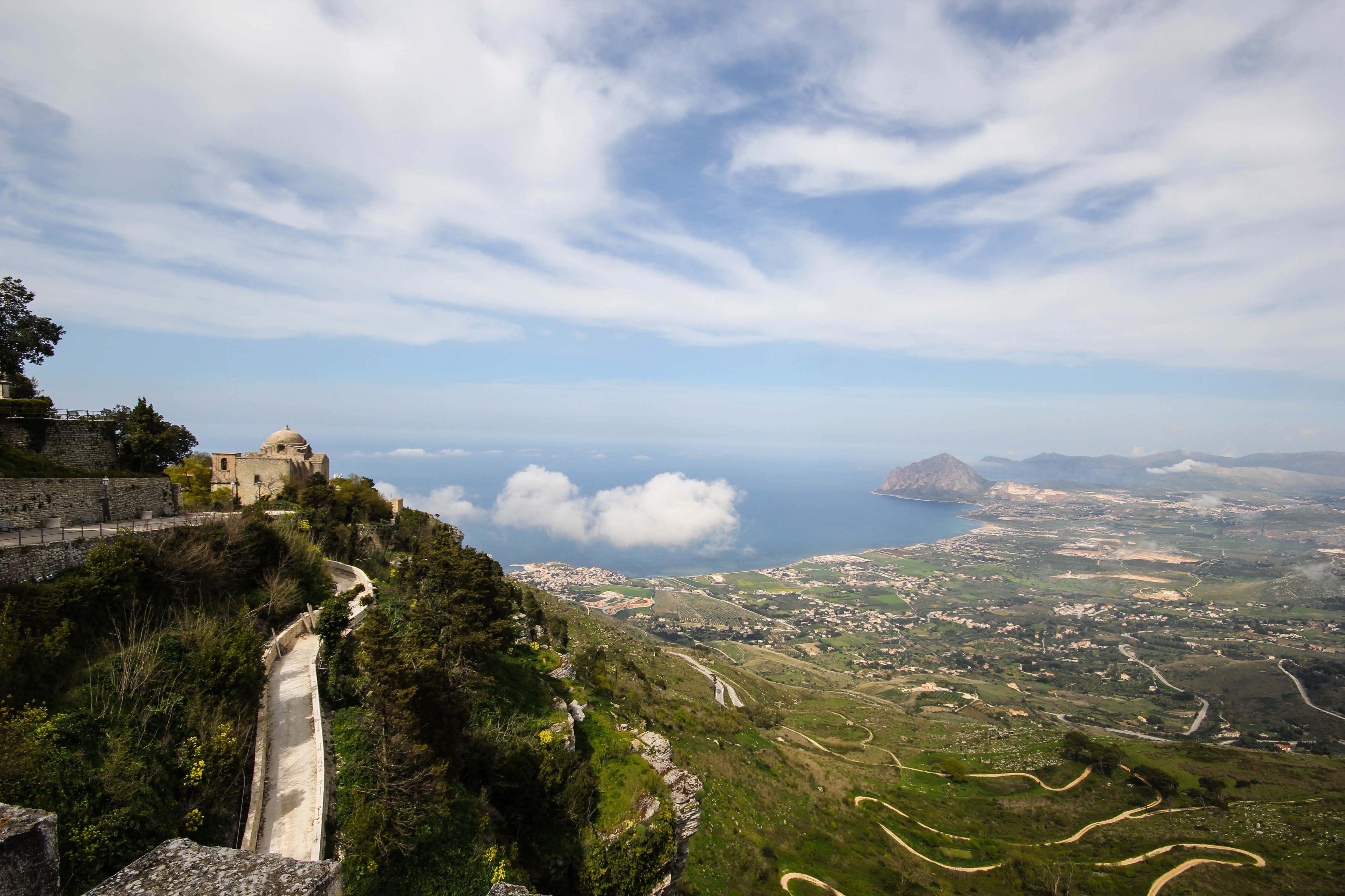 road trip in sicily erice