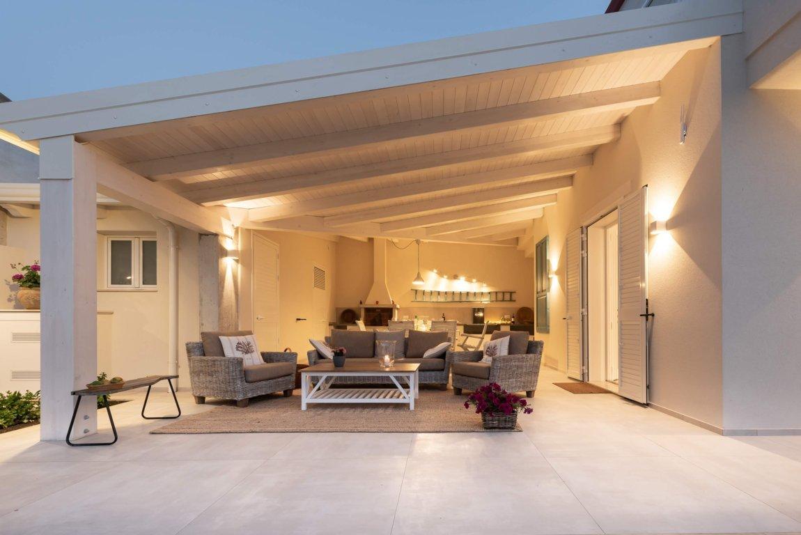 furnished veranda villa for rent sicily ample outdoor space